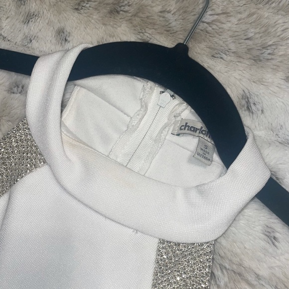 Charlotte Russe Bodycon Mock Neck Dress - Picture 2 of 3